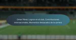 Omar Pérez: Logros en el club, Contribuciones internacionales, Momentos destacados de la carrera